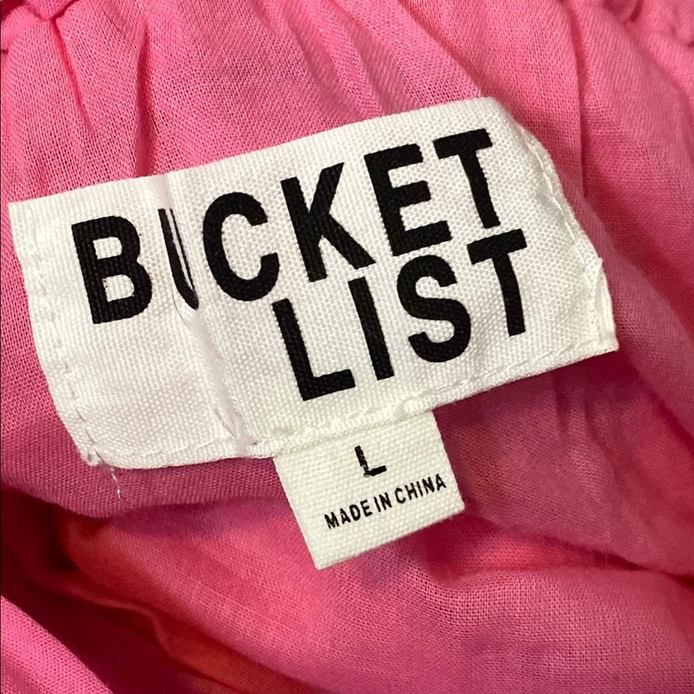 BUCKETLIST Pink Mini Dress Tunic with Bow - Picture 6 of 9